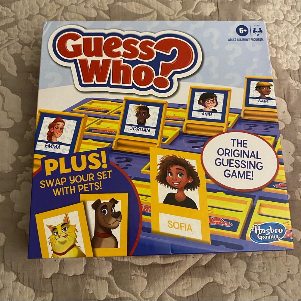 Guess Who game with people and pets! Upgraded edition! 2+ players